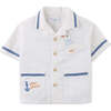 Baby Vito Button-Down Shirt, White - Button Downs - 1 - thumbnail