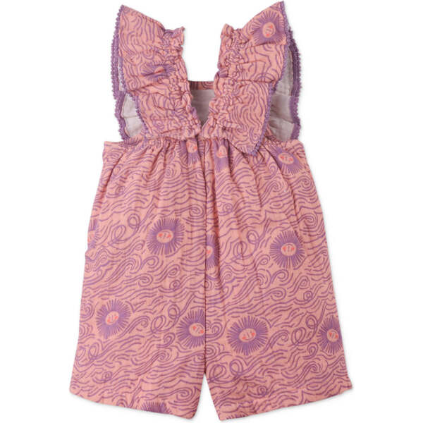 新品・タグ付き　apolina Bess Playsuit Olive 2-3Y Baby Zoya Playsuit In Sunwave Print With Ruffle Sleeves