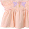 Baby Yana Blouse With Embroidery And Picot Edge, Peach - Blouses - 4