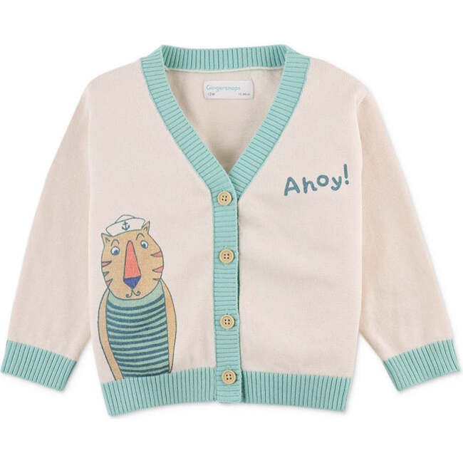 Baby Joaquin Knitted Cardigan, Beige