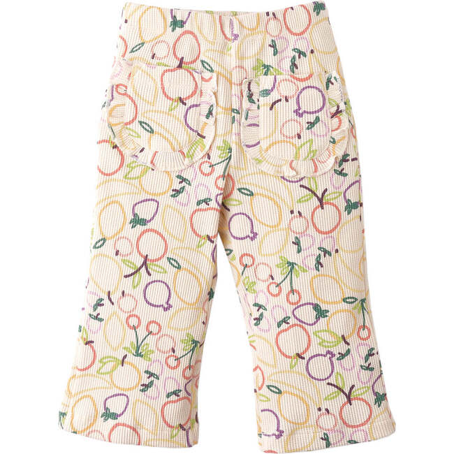 Baby Ivanka Printed Waffle Pants, Multicolor