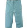 Baby Gavino Pants, Blue - Pants - 1 - thumbnail