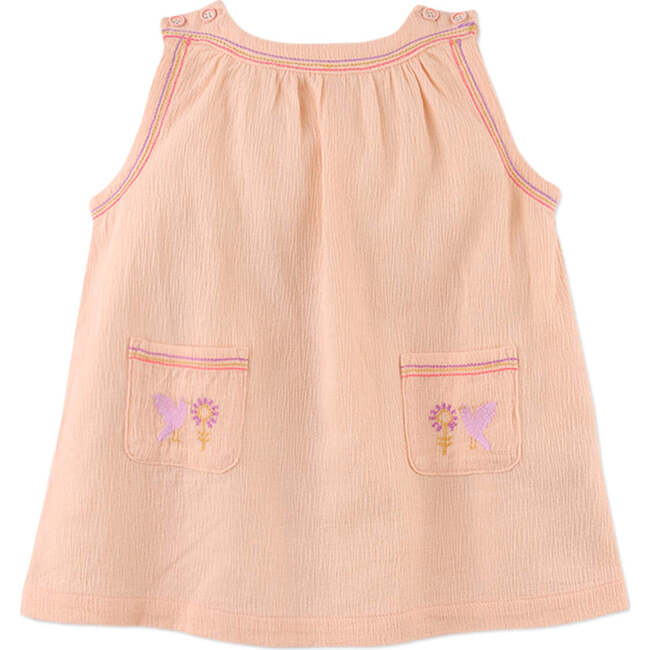 Baby Jelena Dress With Pockets, Peach