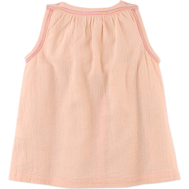 Baby Jelena Dress With Pockets, Peach - Dresses - 2