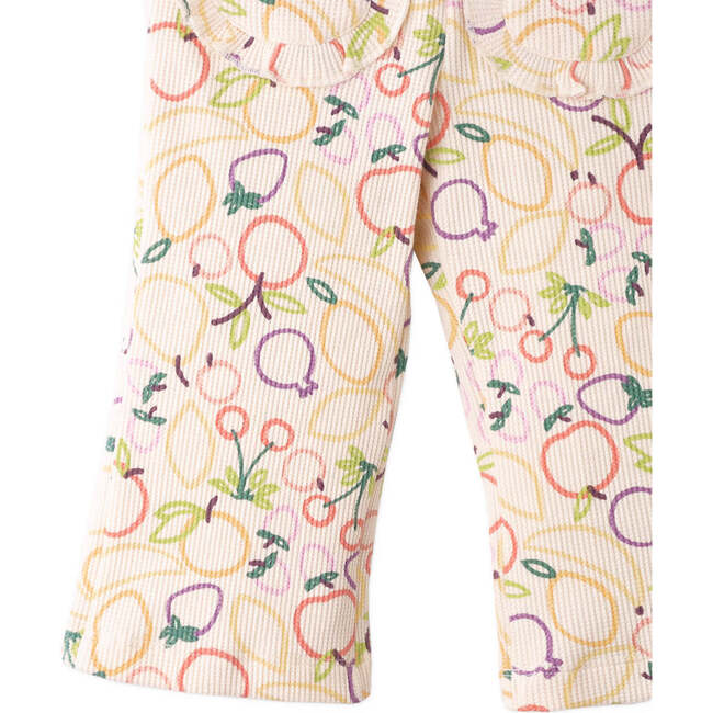 Baby Ivanka Printed Waffle Pants, Multicolor - Pants - 4