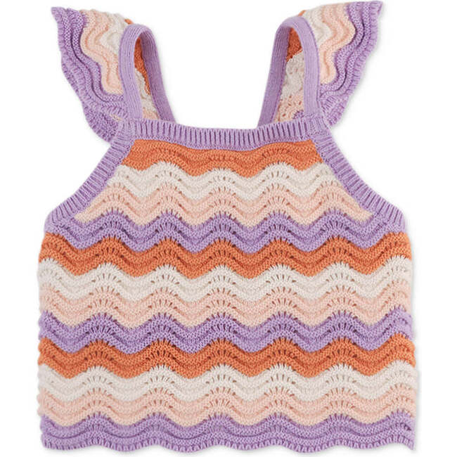 Baby Anastasia Wavey Striped Blouse, Multicolor