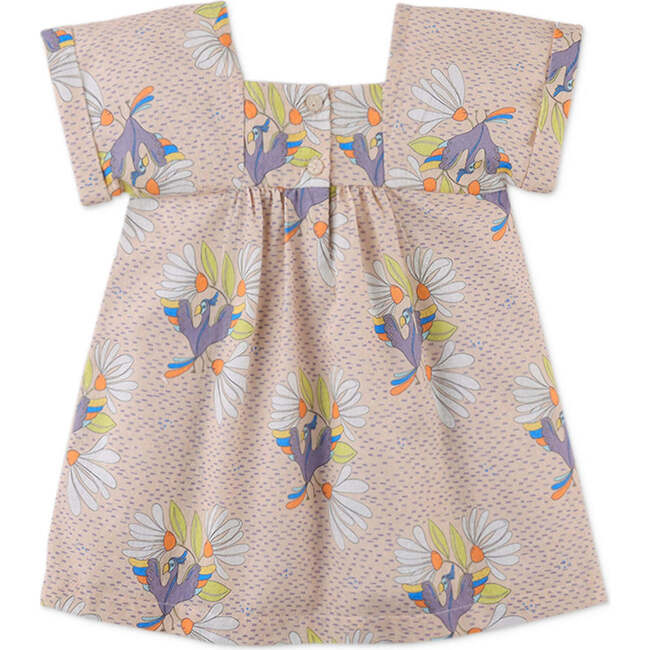 Baby Amari Dress In Bird Print, Multicolor - Dresses - 2