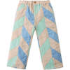 Baby Alfonso Pants With Patchwork Detail, Multicolor - Pants - 1 - thumbnail