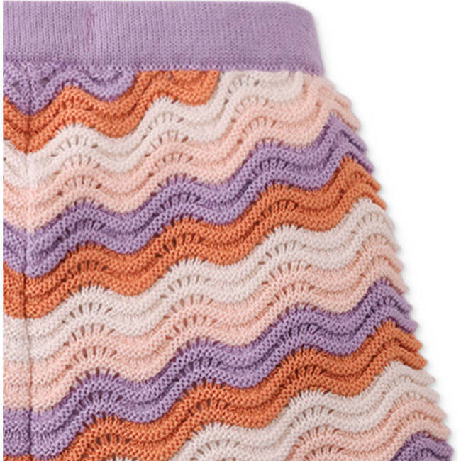 Baby Anastasia Wavey Striped Shorts, Multicolor - Shorts - 3