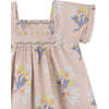 Baby Amari Dress In Bird Print, Multicolor - Dresses - 3