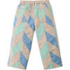 Baby Alfonso Pants With Patchwork Detail, Multicolor - Pants - 4