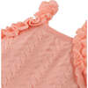 Baby Alyssa Top With Ruffle Sleeve, Peach - Blouses - 5