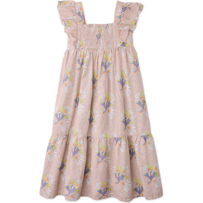 Anika Maxi Dress In Bird Print, Multicolor