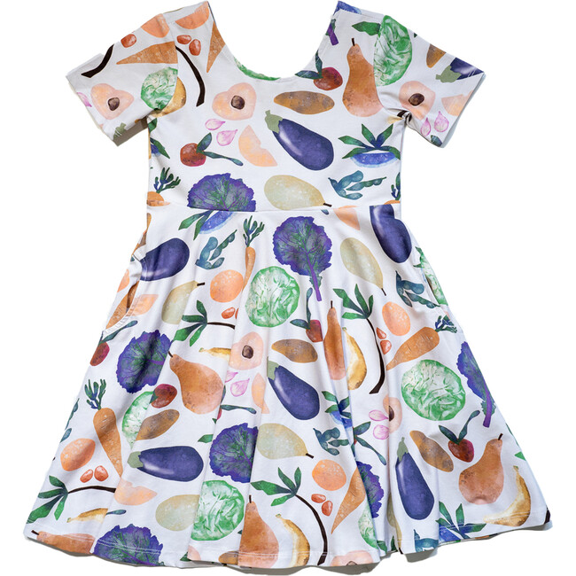 Journey Kids' Dress, Garden Vegetables