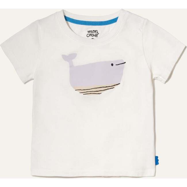 Recycled Cotton Whale Baby T-Shirt