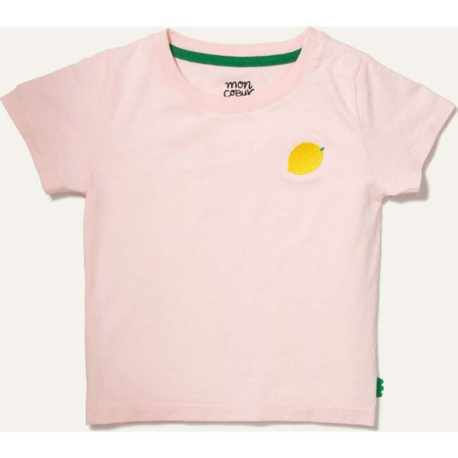 Recycled Cotton Pink Lemon Kid T-Shirt