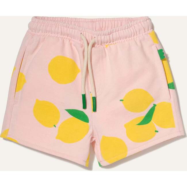 Recycled Cotton Lemon Cropped Kid Short