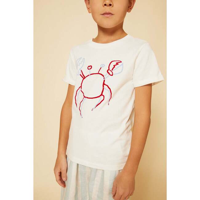 Recycled Cotton Crab Kid T-Shirt - T-Shirts - 2