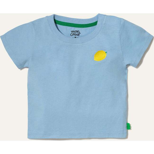 Recycled Cotton Blue Lemon Kid T-Shirt