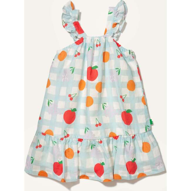 Linen Picnic Kid Ruffle Dress