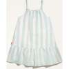 Linen Cabana Stripe Strappy Kid Dress - Dresses - 1 - thumbnail