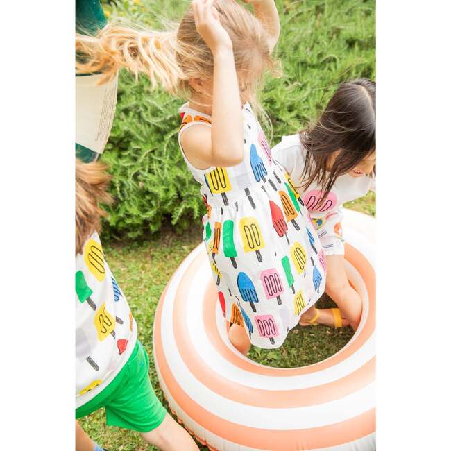 Recycled Cotton Ice Pop Kid Tank Dress - Dresses - 3