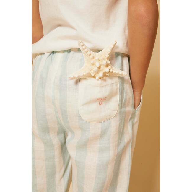 Linen Cabana Stripe Kid Pants - Pants - 2