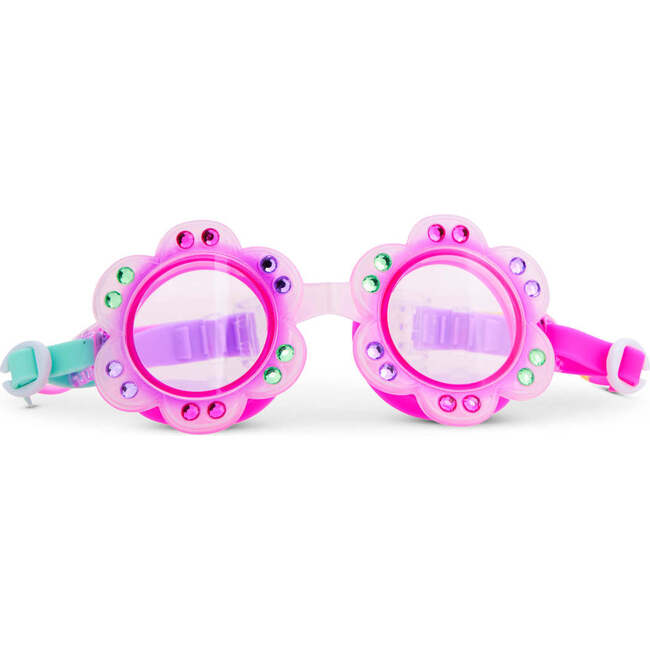 Purple Petunia Flower Youth Swim Goggle - Swim Goggles - 1