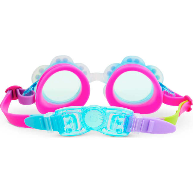 Blossom Blue Flower Youth Swim Goggle - Swim Goggles - 4