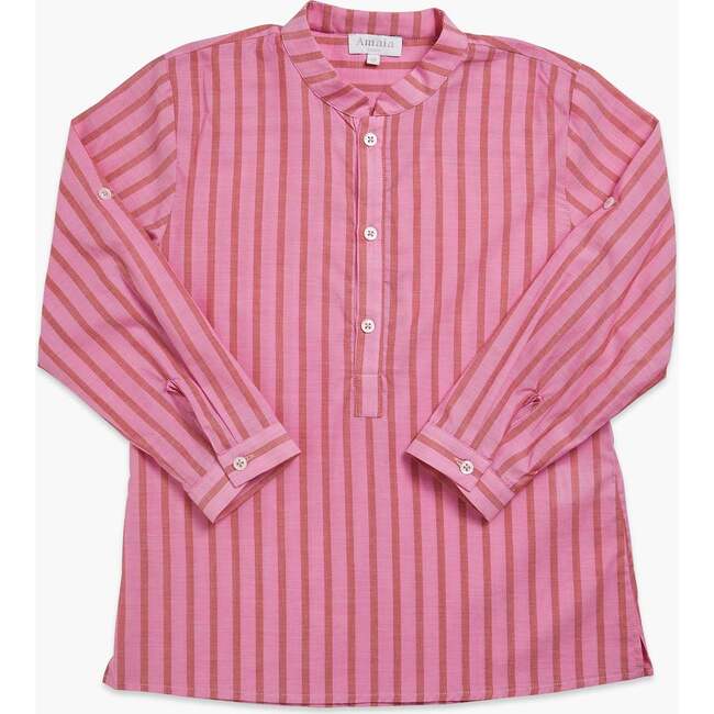 Pereprine Shirt, Fuchsia Stripe