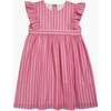 Bordeaux Dress, Fuchsia Stripe - Dresses - 1 - thumbnail