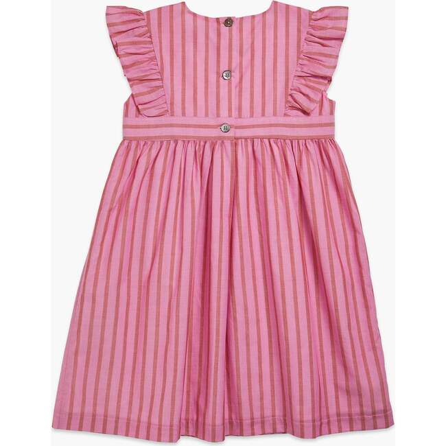 Bordeaux Dress, Fuchsia Stripe - Dresses - 2