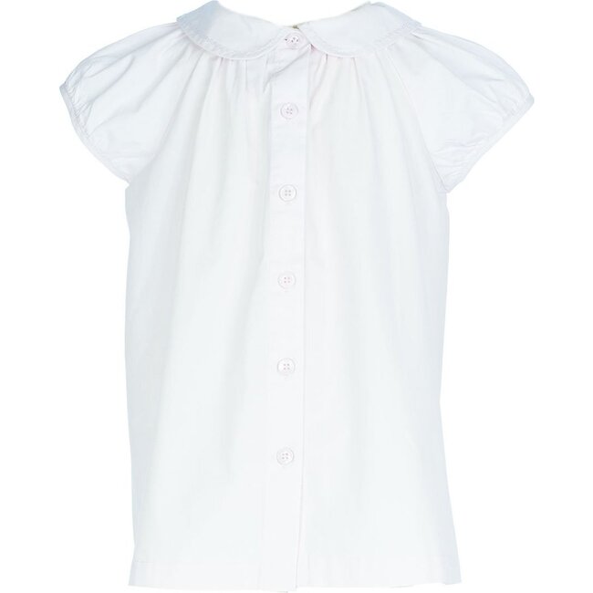 Hope Cotton Baby Blouse, White