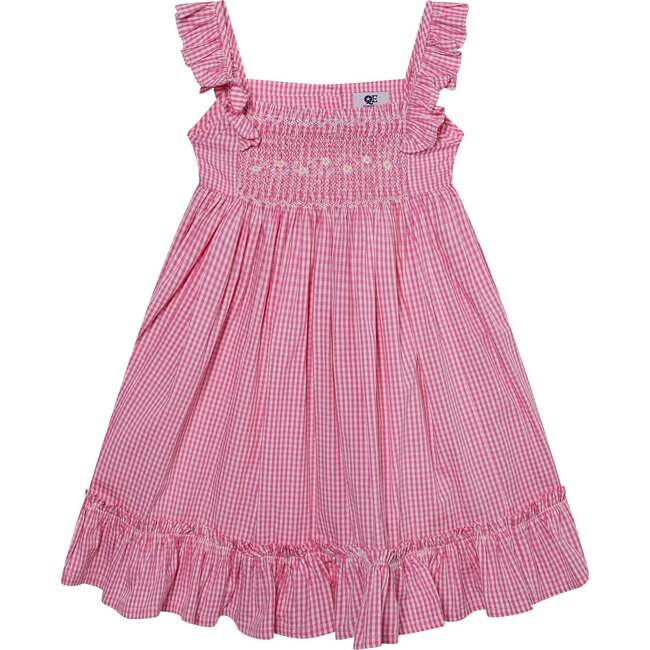 Hand-Smocked Girls Sundress Lucy, Pink