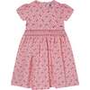 Hand-Smocked Girls Dress Sakura, Pink - Dresses - 1 - thumbnail