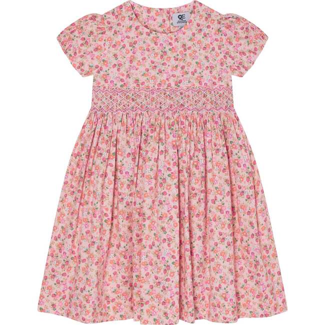 Hand-Smocked Girls Dress Maisie, Pink