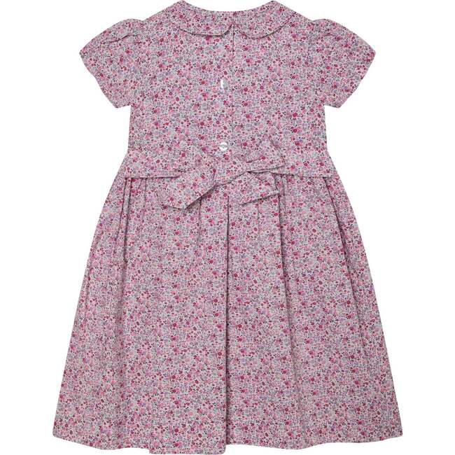 Hand-Smocked Girls Dress Romy, Pink - Dresses - 4