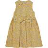 Hand-Smocked Girls Dress Minnie, Yellow - Dresses - 4