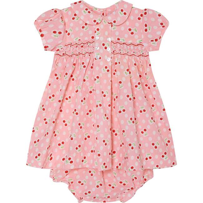 Hand-Smocked Baby Dress Tabitha, Pink