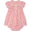 Hand-Smocked Baby Dress Tabitha, Pink - Dresses - 1 - thumbnail