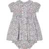 Hand-Smocked Baby Dress Susie, White - Dresses - 1 - thumbnail