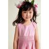 Hand-Smocked Girls Dress Coral, Pink - Dresses - 2