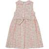 Hand-Smocked Girls Dress Betty, White & Peach - Dresses - 4