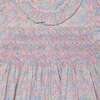 Hand-Smocked Baby Dress, Geranium, White & Pastel Pink - Dresses - 3