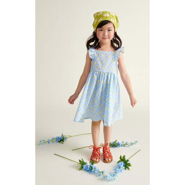 Girls Sundress Polly, Baby Blue - Dresses - 2