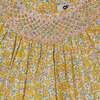 Hand-Smocked Baby Dress Naomie, Yellow - Dresses - 3