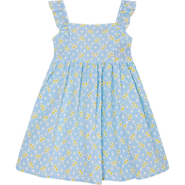 Girls Sundress Polly, Baby Blue - Dresses - 3