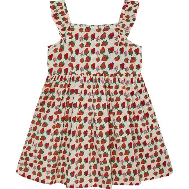 Girls Sun Dress Nellie, Strawberry Print