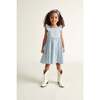 Girls Sundress Rosalie, Lilac, Blue & White Floral - Dresses - 2