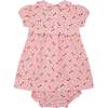 Hand-Smocked Baby Dress Tabitha, Pink - Dresses - 4